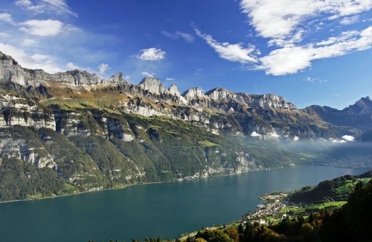 Alte Sektion Und Alpenblick Hotel Flums Exterior foto