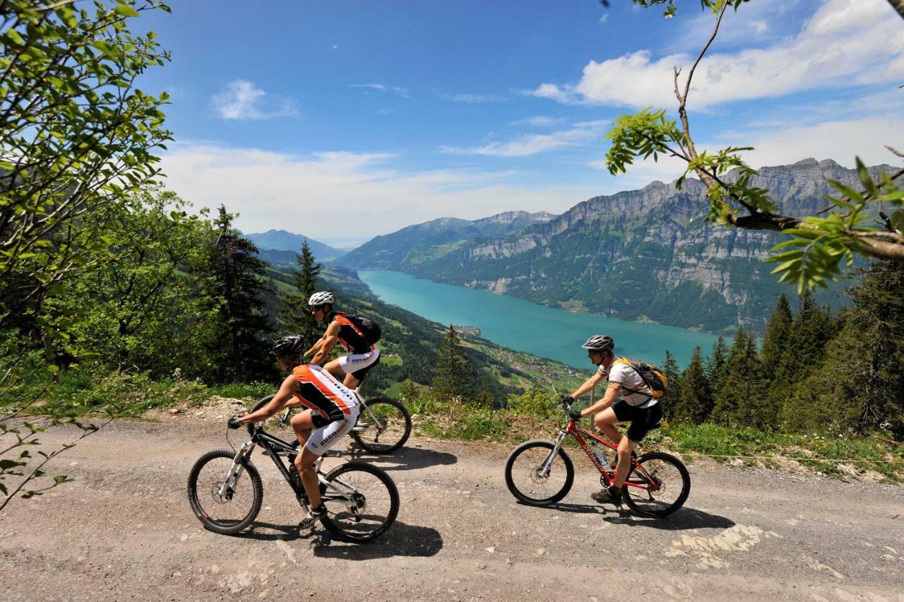 Alte Sektion Und Alpenblick Hotel Flums Exterior foto